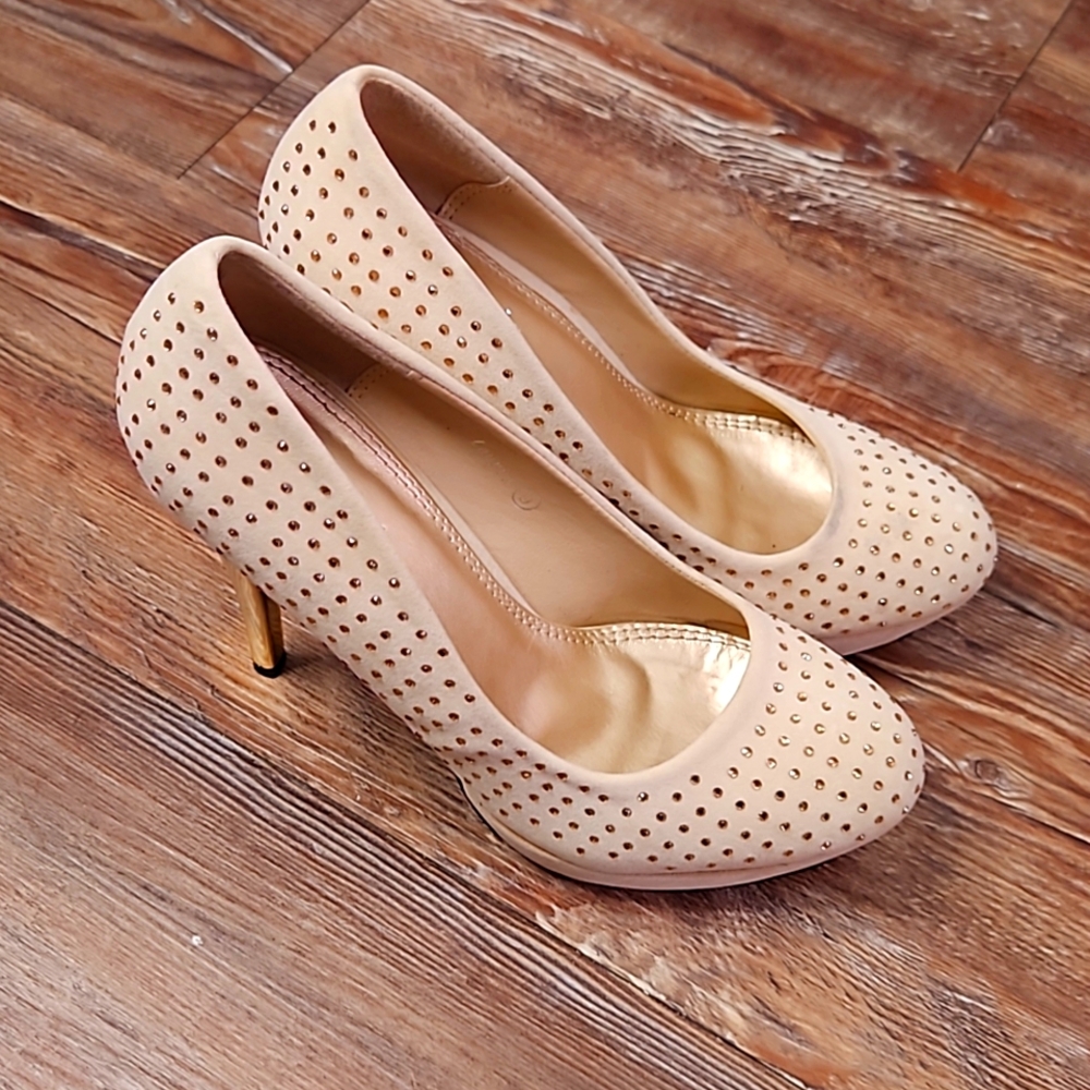 Rhinestone heels